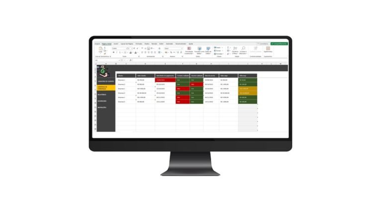 Planilha de Controle de Indicadores de Cobrança