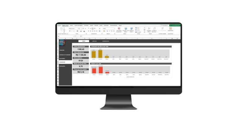 Planilha Para Controle De Combustível Frota Completa