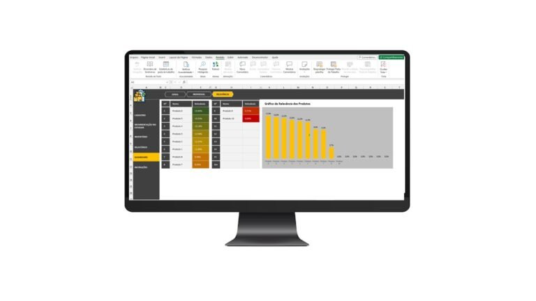 Planilha Controle de Estoque em Excel