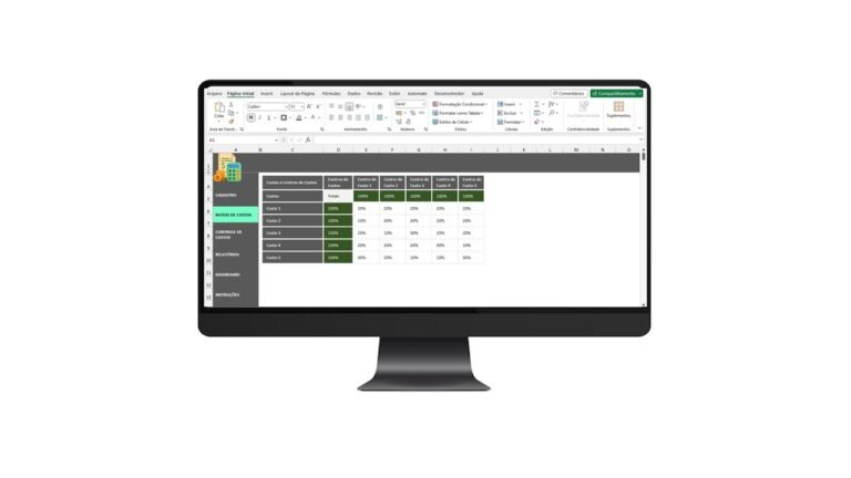Planilha para Rateio De Custos Em Excel