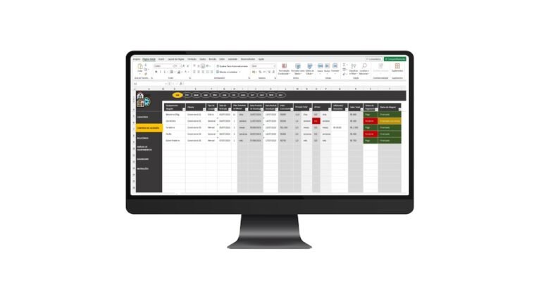 Planilha para Controle de Locação de Equipamentos Em Excel