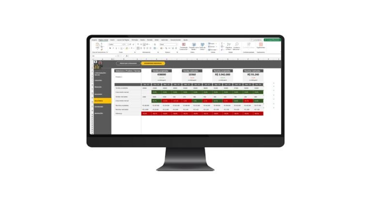 Planilha de Planejamento de Vendas Em Excel