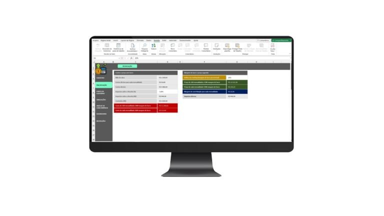 Planilha para Precificação e Análise de Mensalidade em Excel