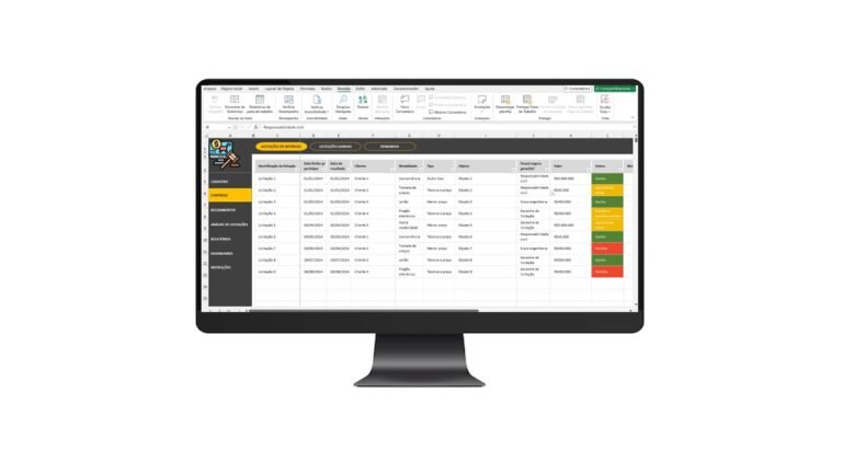 Planilha de Gestão de Licitações e Certidões em Excel
