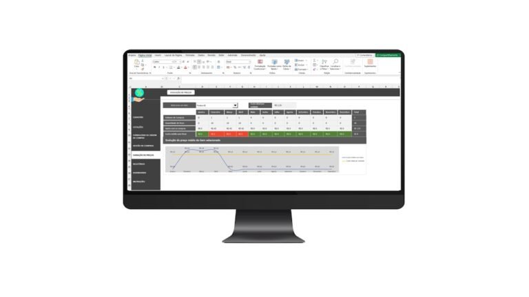Planilha Controle de Compras Completa em Excel