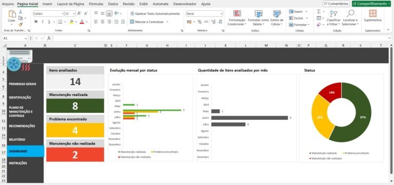 Planilha PMOC – Controle e Manutenção de Ar Condicionados em Excel ...