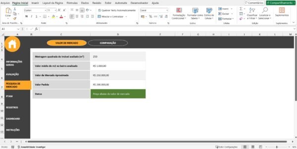 Planilha de Parecer Técnico de Avaliação Mercadológica (PTAM) - Imagem 10