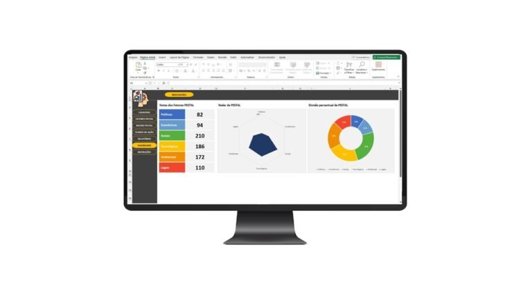 Planilha de Análise PESTAL em Excel