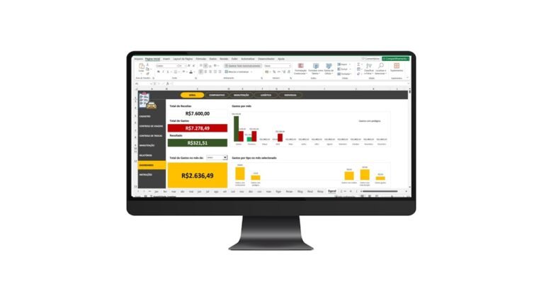 Planilha para Controle de Frota Completa em Excel