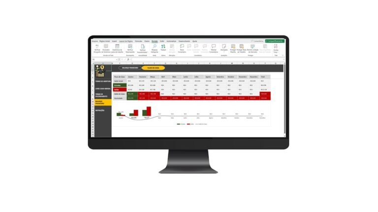 Planilha de Livro Caixa em Excel