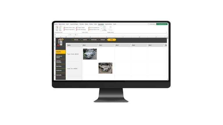 Planilha para controle de Compra e Venda de Carros em Excel