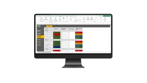 Planilha Diagnóstico Empresarial Completo em Excel