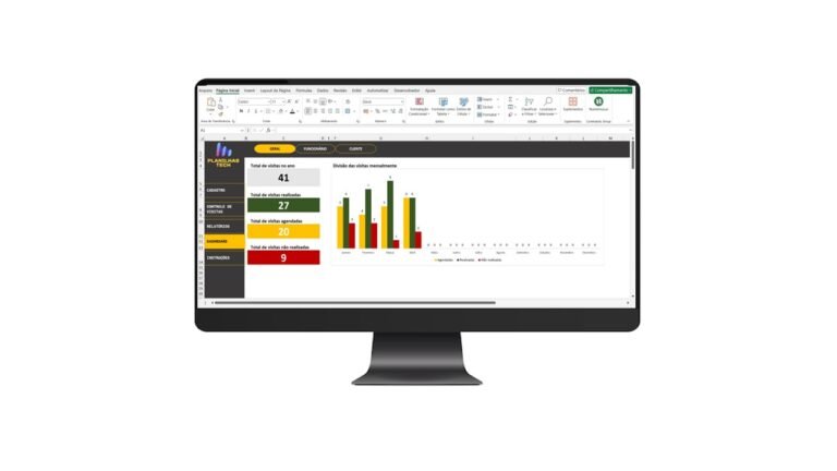 Planilha de Controle de Visitas a Clientes