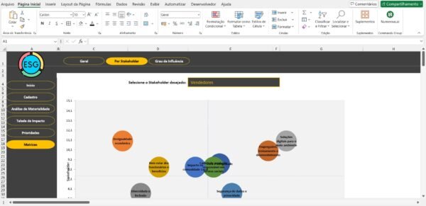Planilha de Matriz de Materialidade em Excel - Imagem 7