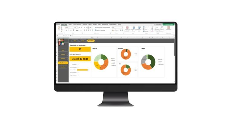 Planilha de Perfil de Diversidade de Colaboradores em Excel