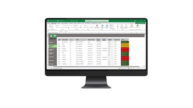 Planilha para Controle de Pneus Em Excel