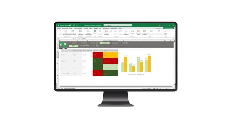 Planilha de Diagnóstico e Governança Coorporativa em Excel