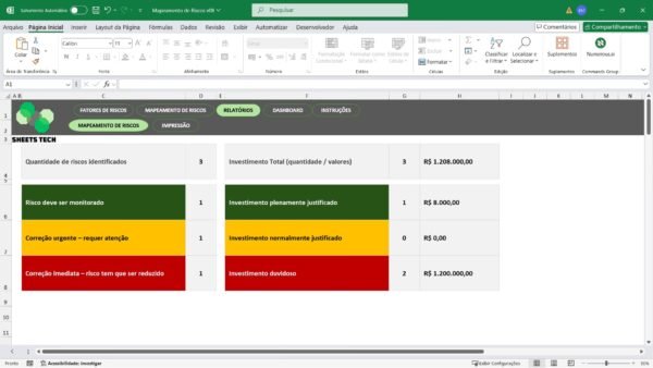 Planilha para Mapeamento de Riscos em Excel - William T. Fine - Imagem 4