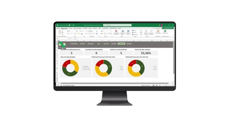 Planilha de Otimização de Processos com Ciclo PDCA