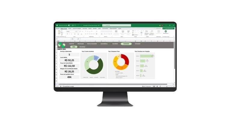 Planilha de Precificação de Serviços em Excel