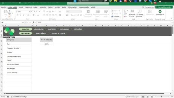 Planilha de Reembolso de Despesas em Excel - Imagem 5