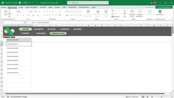Planilha de Reembolso de Despesas em Excel - Imagem 7