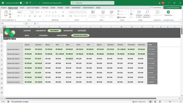 Planilha de Reembolso de Despesas em Excel - Imagem 10