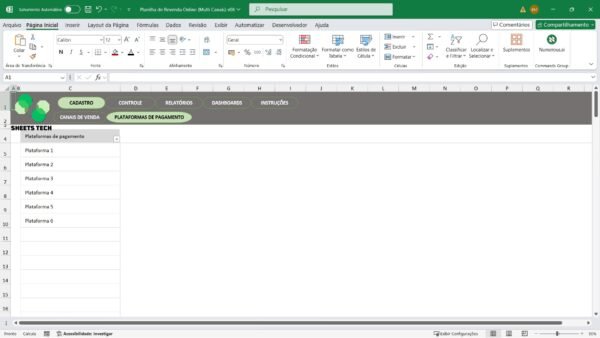Planilha de Revenda Multicanais em Excel - Imagem 9