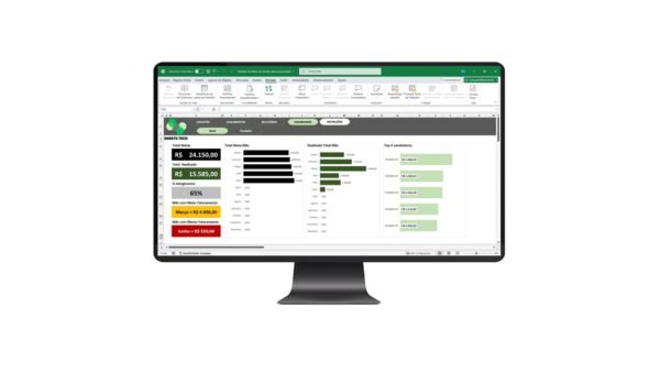Planilha de Metas e Vendas em Excel