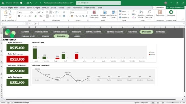 Planilha para Controle de Rebanho Ovino em Excel - Imagem 13