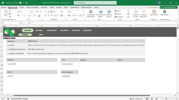 Planilha para Auditoria ISO 9001:2015 - Imagem 8