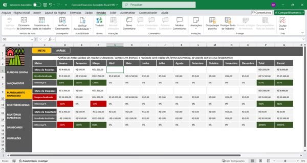 Planilha de Controle Financeiro para Propriedades Rurais - Imagem 10