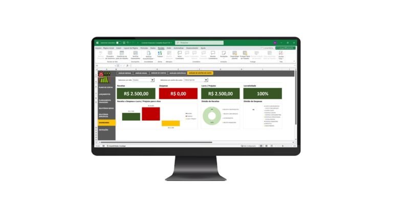 Planilha de Controle Financeiro para Propriedades Rurais