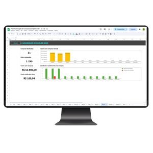 Planilha de Controle de Compras e Cotações no Google Sheets