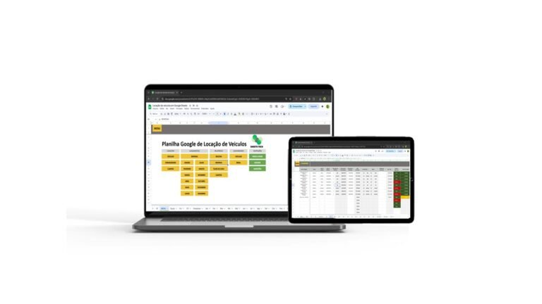 Planilha para Controle de Aluguel de Carros Google Sheets
