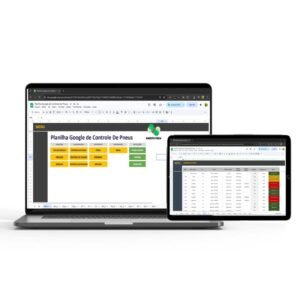 Planilha Google de Controle de Pneus no Google Sheets