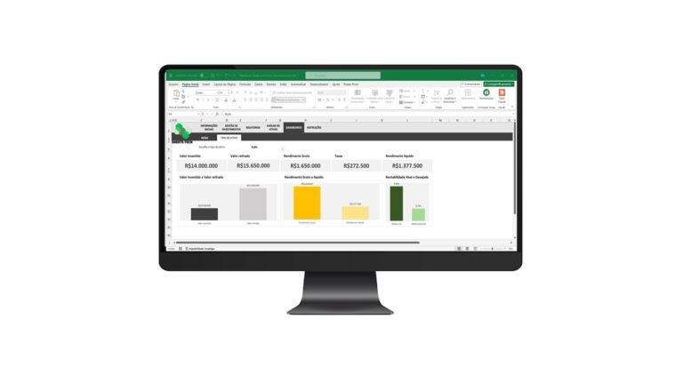 Planilha de Controle de Investimentos em Excel
