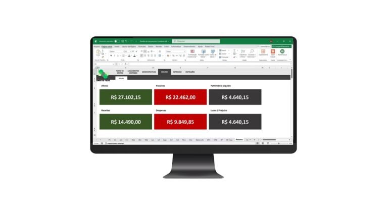 Planilha para Lançamentos Contábeis em Excel Completa