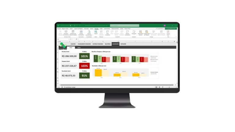 Planilha de Planejamento Financeiro Empresarial em Excel