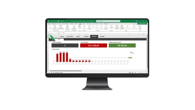 Planilha de Controle de Cartão de Crédito Pessoal