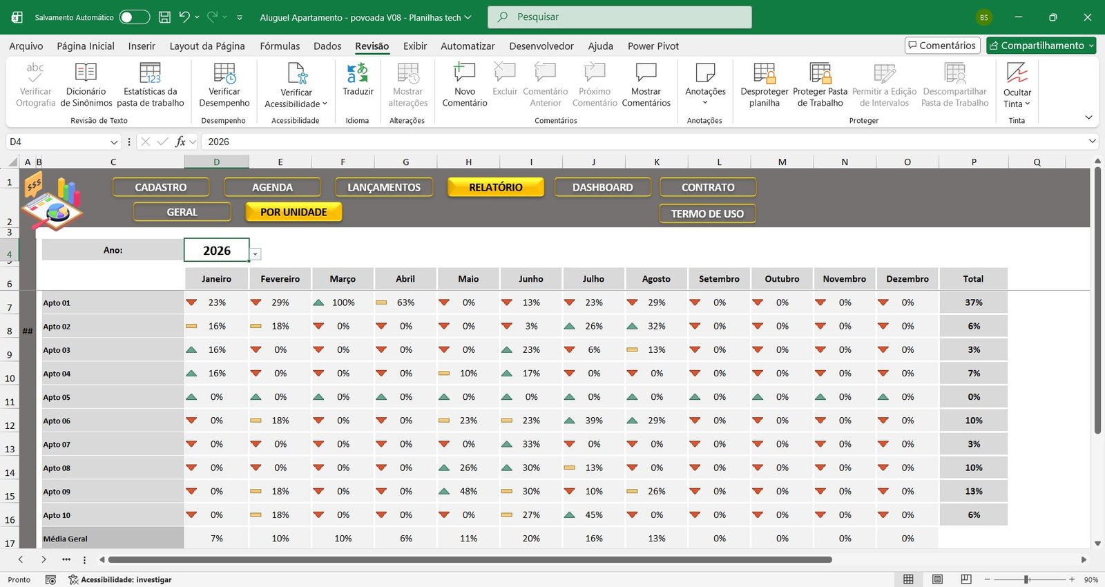 Planilha de Reservas para Aluguel por Temporada, Airbnb, Booking - Imagem 9