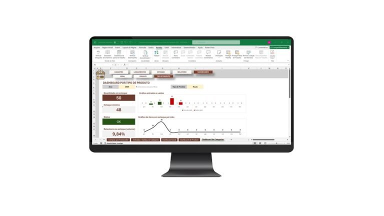 Planilha de Controle de Estoque para Pet Shop
