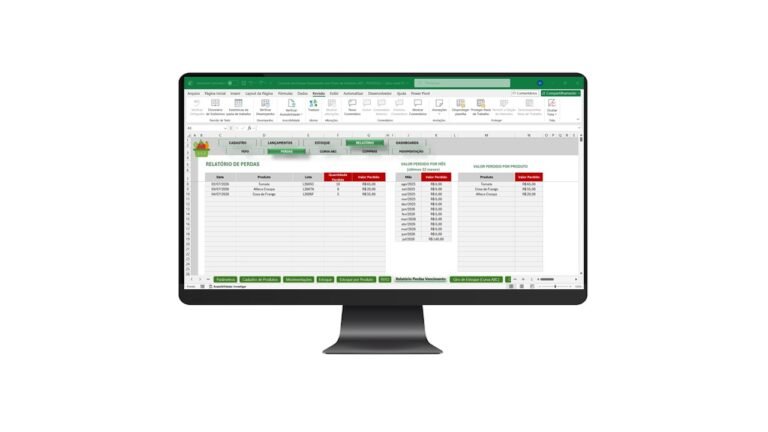 Planilha de Controle de Estoque para Restaurante