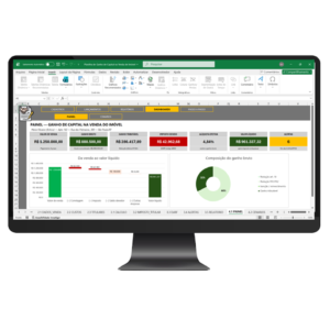 Planilha de Ganho de Capital na Venda de Imóvel em Excel